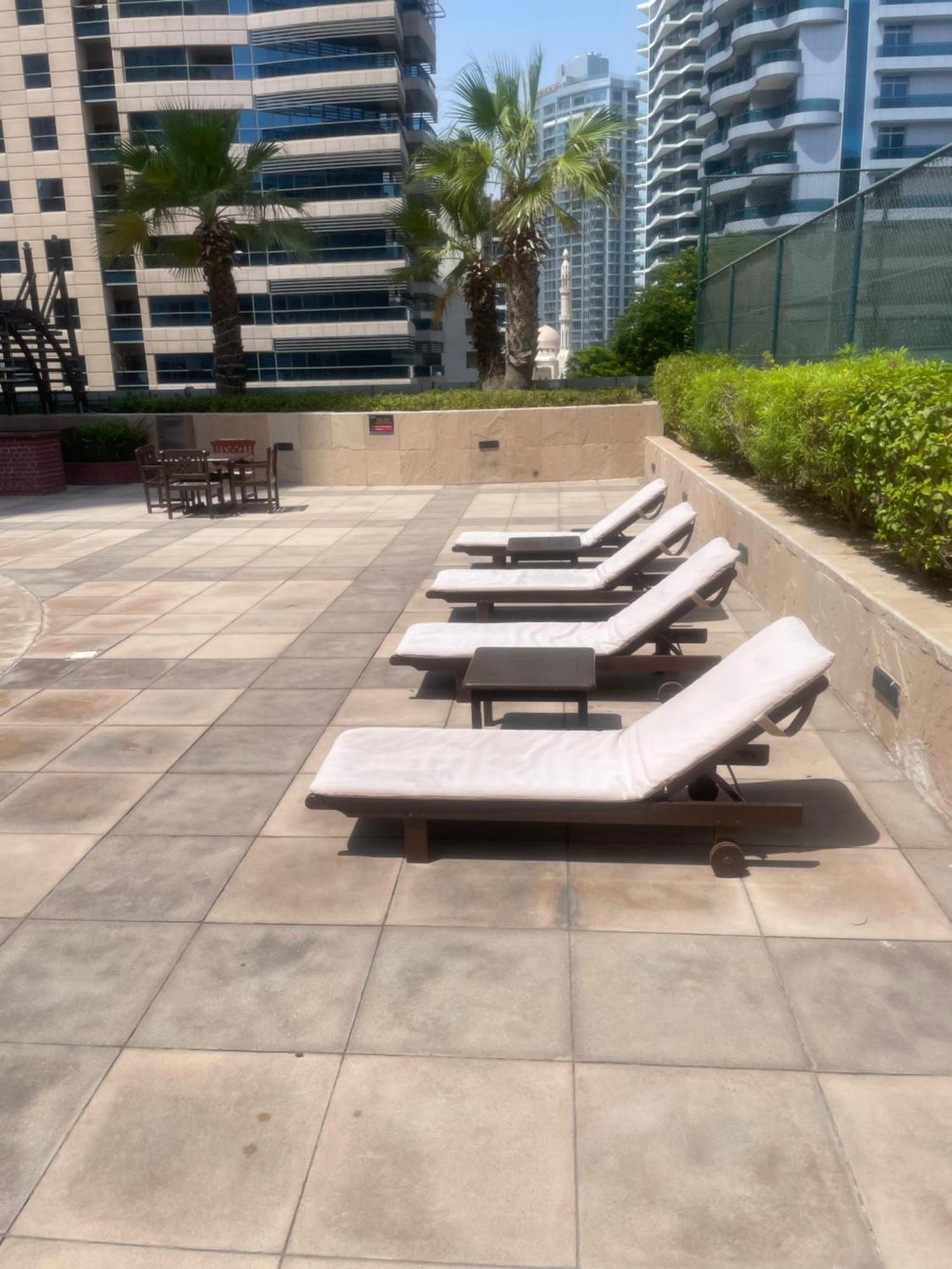 Marina View With Pool, Gym, Tennis Court, 5 Mins To Beach Dubai Exterior photo