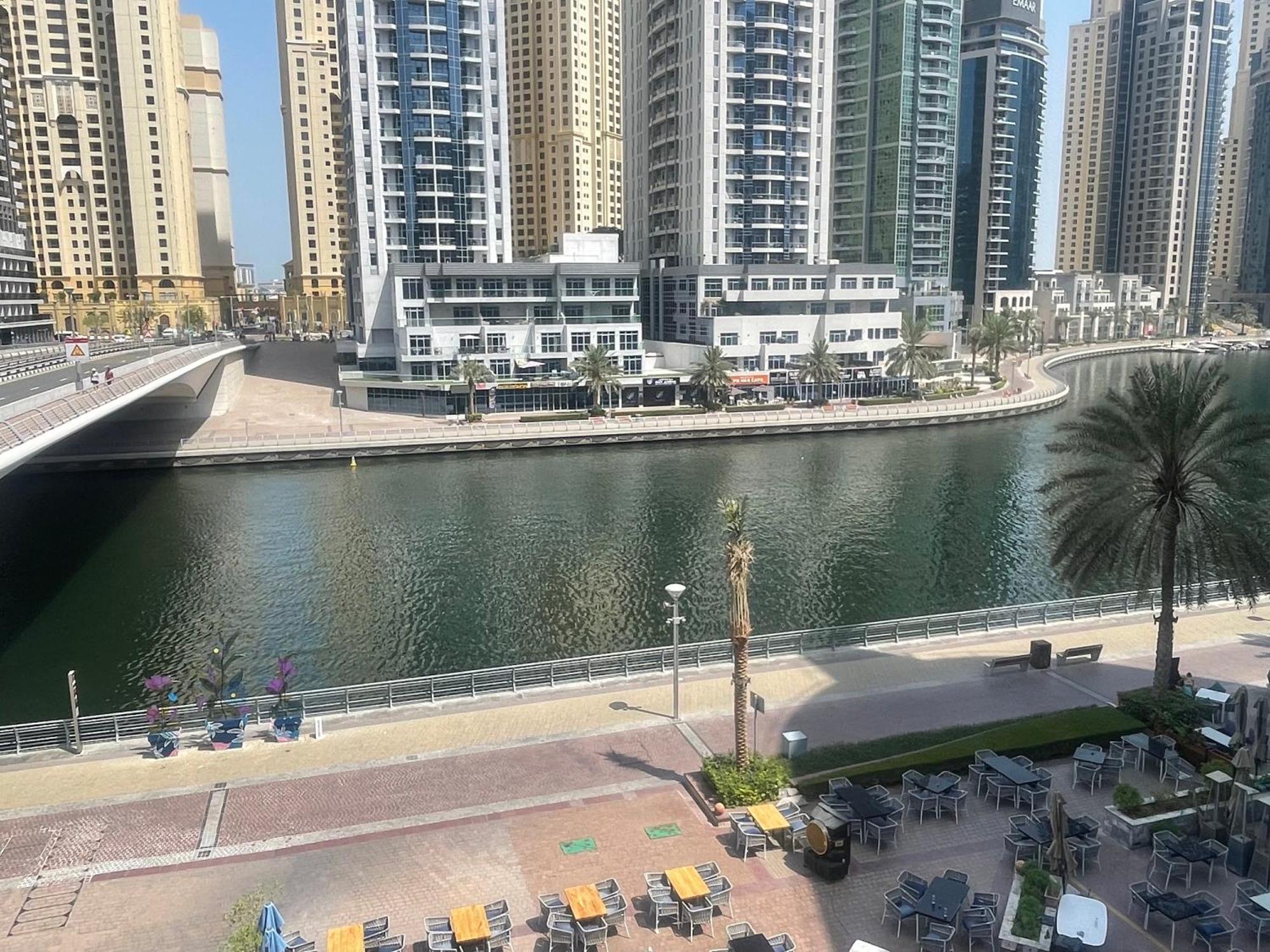 Marina View With Pool, Gym, Tennis Court, 5 Mins To Beach Dubai Exterior photo